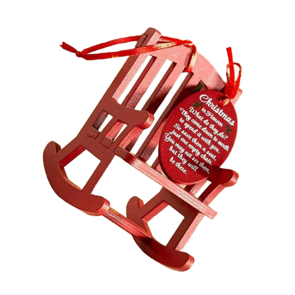 Remembrance ornament for a Christmas tree or mantel