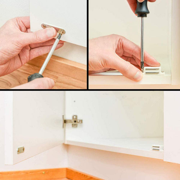 21 Sets Magnetic Door Catch Latch Cabinet Cupboard Wardrobe Door Catch with Screws