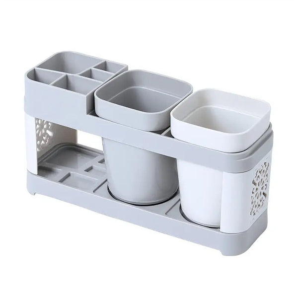 Multifunctional Toothbrush Holder Handfree Automatic Toothpaste Dispenser Set AU