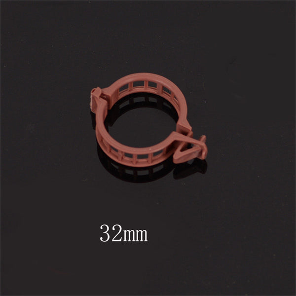 100pcs Tomato Plant Support Clips 3.2cm | Garden Trellis Clips for Vine Plants