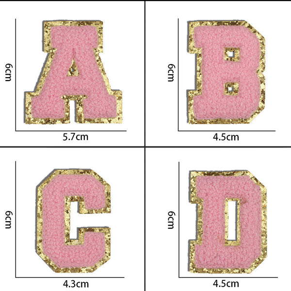 26PCS A-Z Embroidery Letter Patches – Iron-On Alphabet DIY Patches