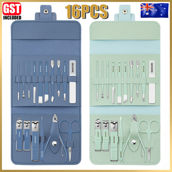 1Set Tools Pedicure Kit Stainless Steel Nail Grooming Clippers Manicure New AU