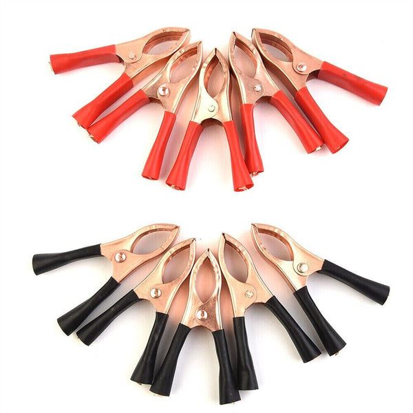 20x Car Alligator Clips 30A Battery Clamps/Crocodile Clip Alligator Clip 70mm AU