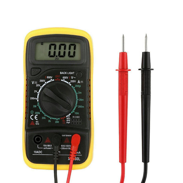 Digital Multimeter Portable Electrician Tester Multifunction Voltage Meter Tool