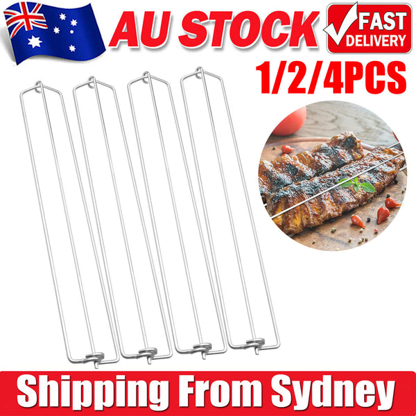 Chicken Wing BBQ Fork,Metal BBQ Grilling Fork,Chicken Wing Grilling Rails