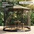 Patio Umbrella Mosquito Net 7 10 Ft Fits Umbrellas Full Mesh Coverage Outdoor