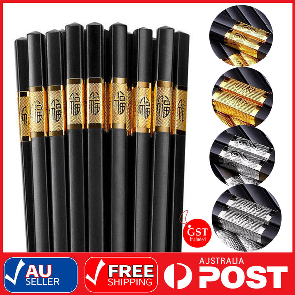 20X Premium Quality Reusable Chopsticks Dishwasher Safe Fiberglass Chopstick AU