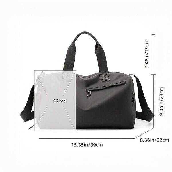 Black Gym Duffle Bag Taekwondo Travel Duffel Bag Outdoor Gym Sports Bag Large