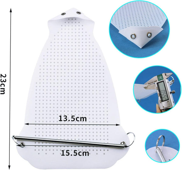 2PCS Iron Shoe Cover Heat Resistant Iron Soleplate Protector Ironing Helper
