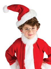 Santa Glasses for Kids – Gold Metal Costume Glasses for Christmas Dress Up