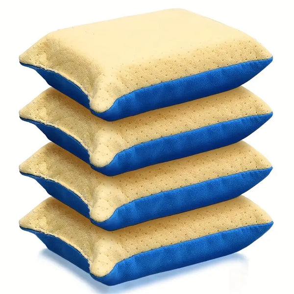 10 Pack Car Window Cleaning Sponges – Microfiber Windshield Defogger Pads for Auto Glass