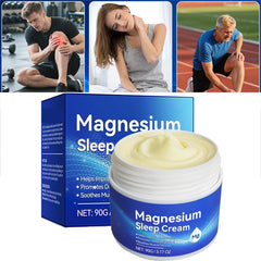 Magnesium Body Cream with Aloe Vera & Lavender – Fast-Absorbing Moisturiser for Muscles & Sleep