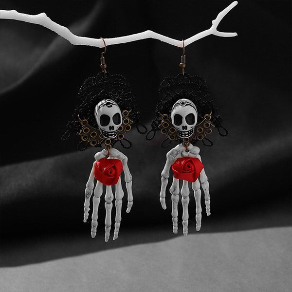 Creative Halloween Earrings for Party Costumes Fun Accessory for Women and Girls