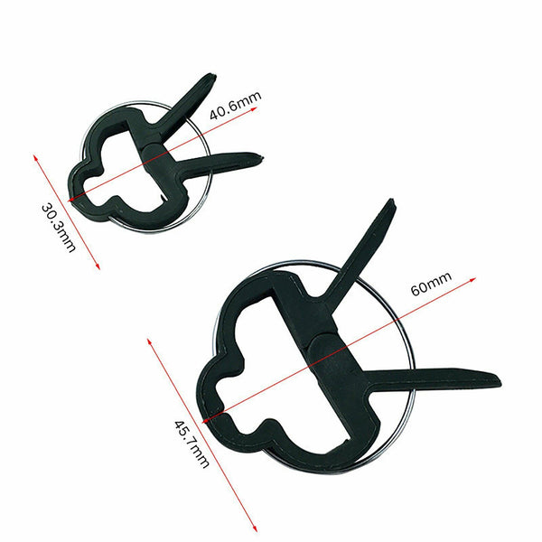 120X Garden Plant Clip Tomato Tie Stem Orchid Support Weatherproof Grow Training