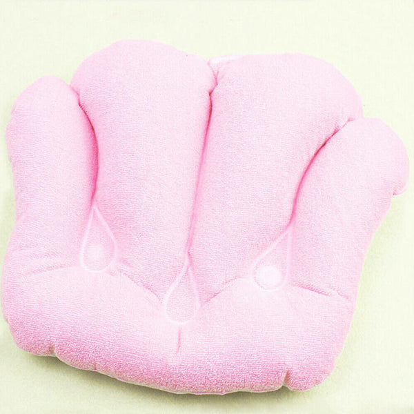 Bath Pillow Soft Covering Inflatable Shape Vinyl Terrycloth Shell