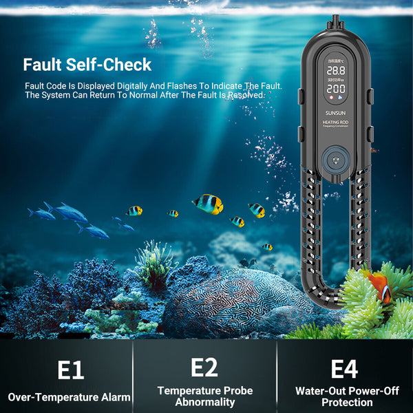 Automatic Fish Tank Heater – Constant Temperature Aquarium Heating Rod