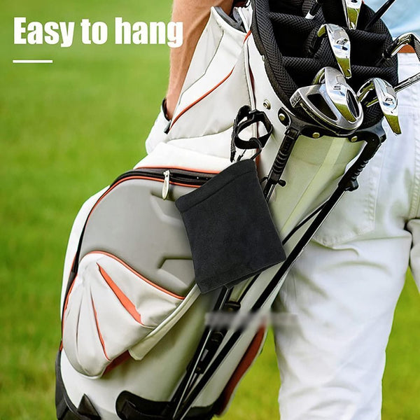 Pouch Golf Towel Pocket Microfiber Golf Bag Durable Golf Ball Towel  Women