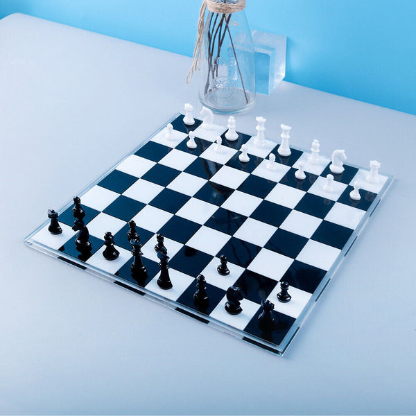 International Chess Set Silicone Resin Mold Jewelry Pendant Epoxy Casting Mould