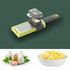 Kitchen Garlic Press Crusher  Stainless Steel Manual Rocking Mincer