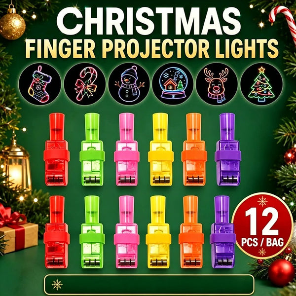 12-24 PCS Halloween LED Finger Lights for Kids LED Projection Party Favors AU