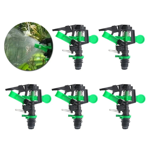 10pcs Head Impact Sprinklers Adjustable Outdoor Installation Irrigation System