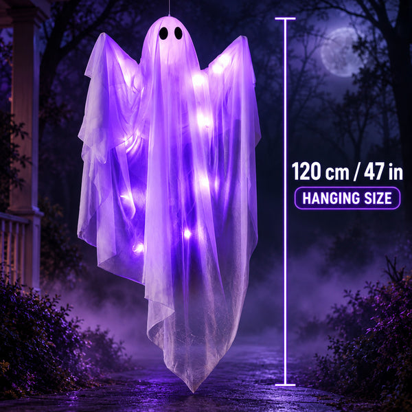 Ghost decoration hanging loop detail