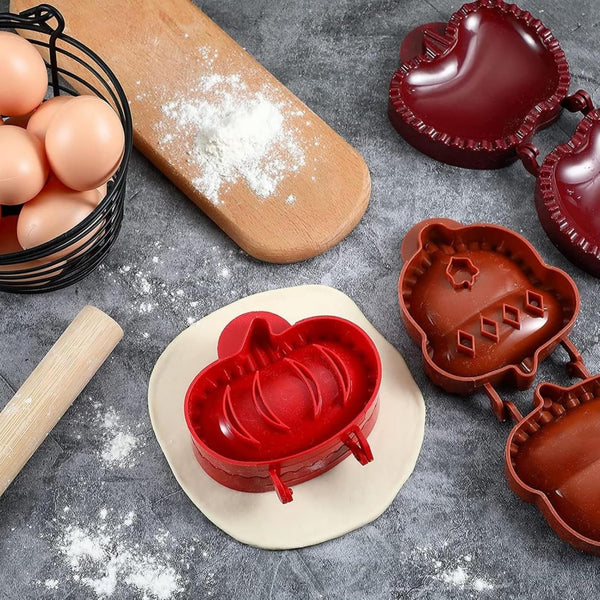 Holiday Mini Pie Molds Hand Pie Maker Christmas Pastry Baking Moulds Set