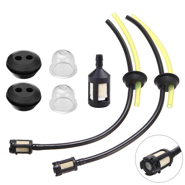 2 Set Whipper Snipper Line Trimmer Cutter Fuel Line Filter Hose Pipe Tank Kit AU