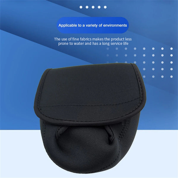 Fishing Reel Bag Waterproof Neoprene Case Cover for Spinning Reel Pouch NEW AUS