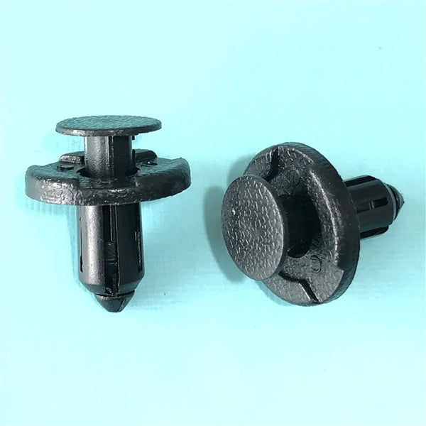100pcs 8mm Hole Car Plastic Rivets Body Fastener Bumper Push Clips for Nissan