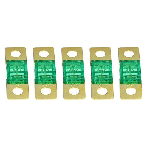 5PCS 30 AMP Midi Fuses 30A for Dual Battery ANS Fuse Holder Solar Caravan Kit