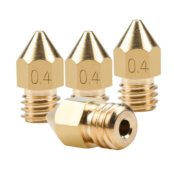 20pcs 0.4mm MK8 3D Printer Brass Nozzles Extruder 5x Nozzles Cleaning Needles