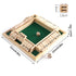 2PCS Shut The Box Wooden Board Game Dice Family Tabletop Number Game Set