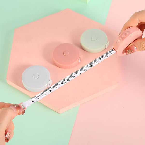 1.5m Retractable Body Measuring Soft Ruler Sewing Cloth Tailor Tape Measure AUS
