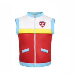 Paw Patrol Ryder Costume Kids Vest & Mask Boys Book Week Fancy Dress Party
