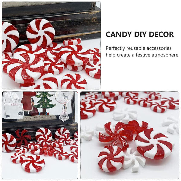 Upto50x Decor Home Candy Cane Pendant Party Christmas Tree Hanging Xmas Ornament