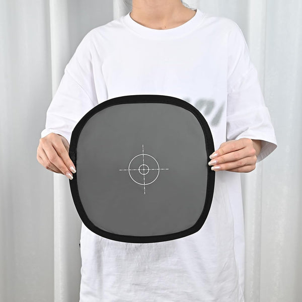 2PCS 30CM White Balance Card 18% Gray Reference Card Photography Colour Calibration