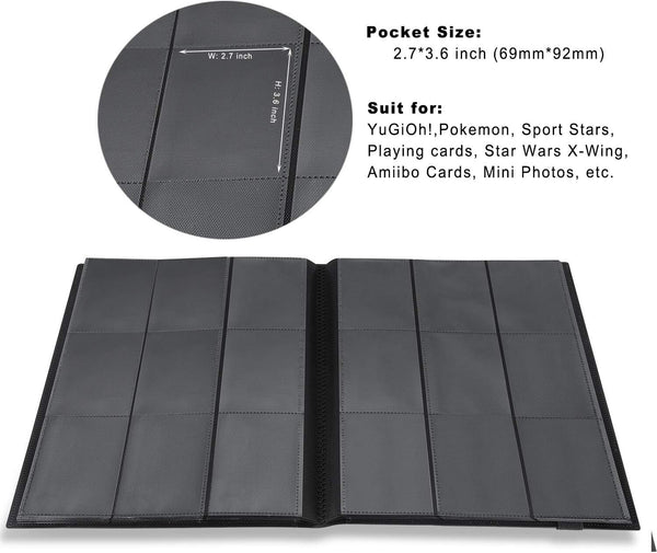 Card binder pocket size 69 x 92 mm