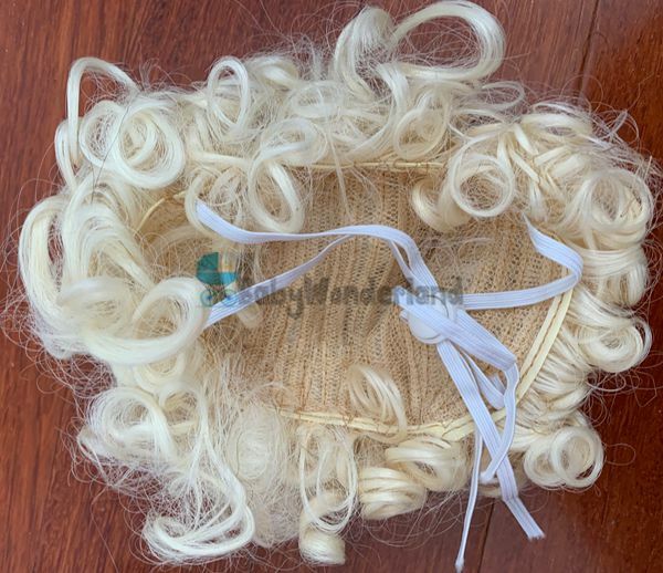 Pet Wig Small Dog Cat Cosplay Cross Dressing Hair Transforming Prop Halloween