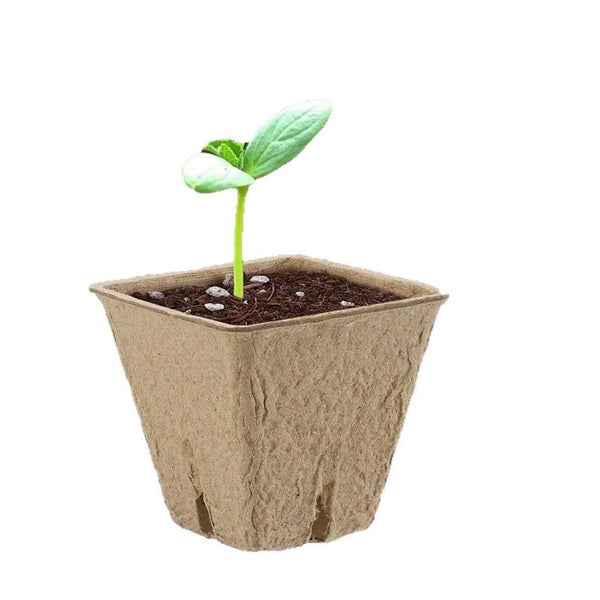 100PCS Seed Starter Peat Gardening Seedling Cup + 100PCS Plant Seed Labels
