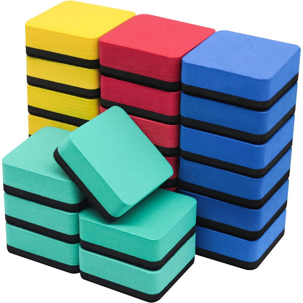 20 Kitchen Whiteboard Dry Eraser Magnetic Whiteboard Eraser Marker Cleaner Chalk