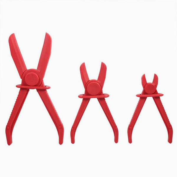Flexible Fuel Oil Water Hose Clamp Line Pliers Pinch Off Set For Brakes Radiator