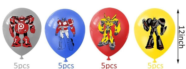 Transformers Party Set Party Supplies Kids Birthday Decoration