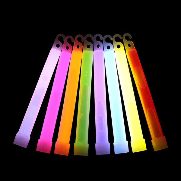 Glow Sticks 6 Inches Hook Lanyard Light Party Glowsticks Poi Glow in the dark De