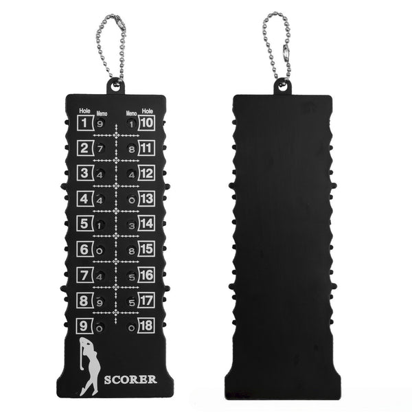 Golf Shot Count Score Counter Golf Accessories Golf 18 Hole Stroke Counter Black