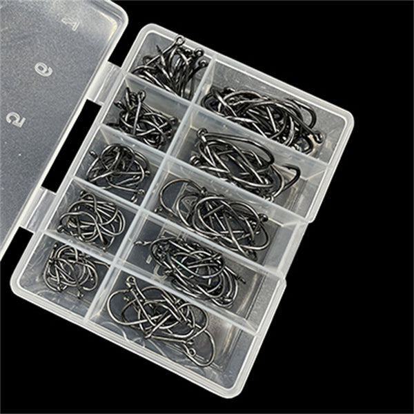 100x Chemically Sharpened Octopus Fishing Hook, Fishing Tackle 3- 12# Small Size