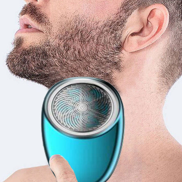 Mini Shave Electric Shaver Portable LCD Rechargeable Pocket Razor For Men