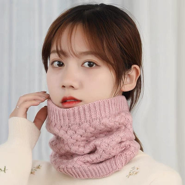 Winter Neck Warmer Tube Scarf Thermal Fleece Snood Unisex Knit Gaiter
