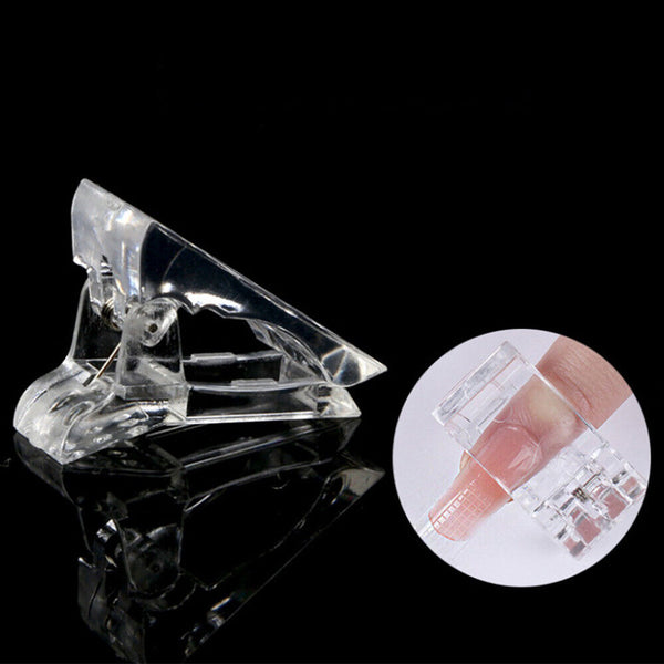 5Pcs Builder Tool Clamps Building Extension Nail Tips Clip for Poly Gel Quick