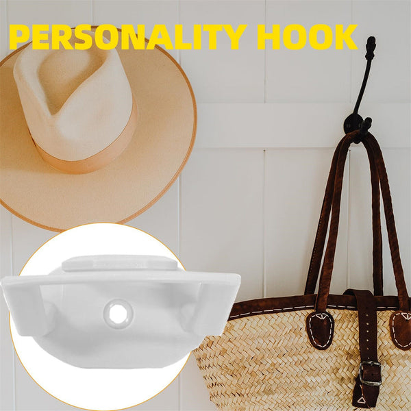 10/20X Self Adhesive Hat Rack Display Hooks Wall Door Baseball Cap Holder Hanger
